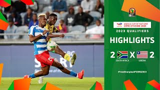 South Africa 🆚 Liberia | Highlights - #TotalEnergiesAFCONQ2023 - MD3 Group K