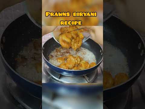 Prawns Biryani Recipe #shorts