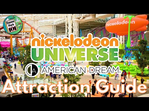 Nickelodeon Universe - American Dream ATTRACTION GUIDE - ALL RIDES - Rutherford, NEW JERSEY - 2025