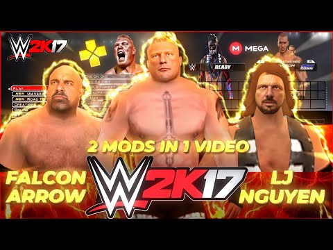 WWE 2K17 By Falcon Arrow and LJ Nguyen Released! [ PSP WWE HIDDEN GEMS SERIES 9 ]