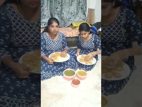 Sisters vs Pani Puri 2Minute Challenge!Who wins?#SisterGoals #StreetFood #Viral #FoodieFun#Challenge