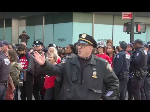 Live: Mahmoud Khalil protest prompts arrests at Trump Tower as ex-Columbia student faces deportation