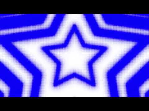 White and Blue Y2k Neon LED Lights Star Background || 1 Hour Looped HD