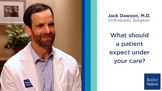 Dr. Jack Dawson, Orthopedic Surgeon – Patient Care