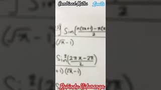 Limits | සීමාව |Ravindu viduranga | Combined Maths … #maths #mathstricks #education  #mathematics