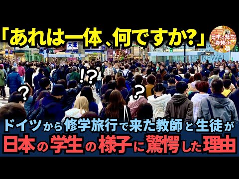 「あれは一体何ですか？」ドイツから日本へ修学旅行で来た教師と生徒が日本の学生たちの様子に驚愕した理由【海外の反応】