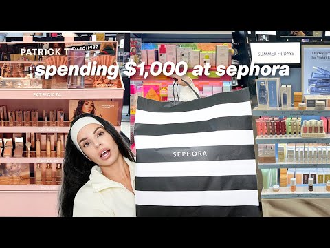 $1,000 spent at the Sephora VIB Holiday sale! Shopping haul!