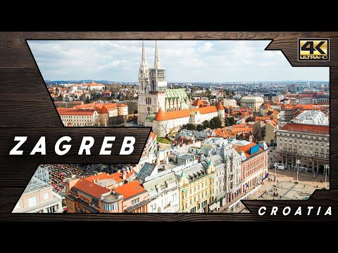 Zagreb ● Croatia 🇭🇷【4K】 Aerial Cinematic Drone [2023]