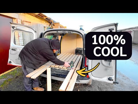 Transforming an Old Minivan into a Sauna