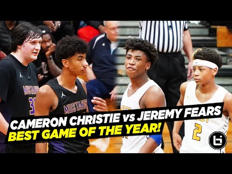 Jeremy Fears vs Cameron Christie! GAME OF THE YEAR?! Joliet West v Rolling Meadows Down to the Wire!