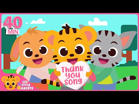 ✨Thank You Song + Happy Birthday Song + more Little Mascots Nursery Rhymes & Kids Songs