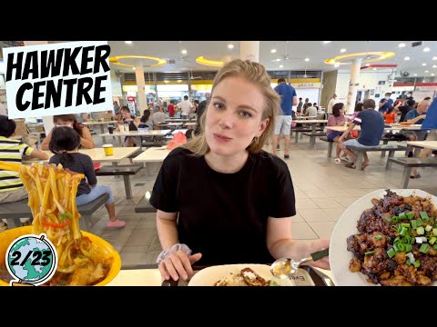 Trying Singapore Street Food Hawker Centre - Tiong Bahru Market 🇸🇬