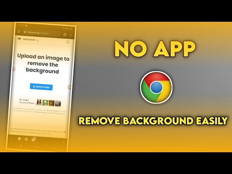 HOW TO REMOVE BACKGROUND WITHOUT ANY APP