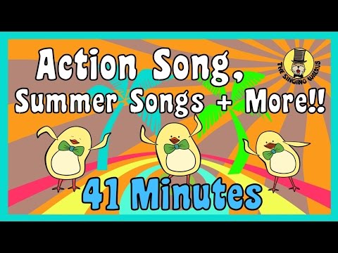 Action Song, Summer Songs + more | Kids Song Compilation | The Singing Walrus