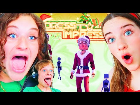 CRAZY CHRISTMAS UPDATE & CODES in DRESS TO IMPRESS Gaming w/ The Norris Nuts