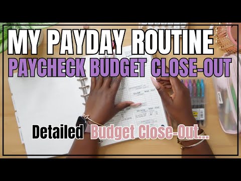 BI-WEEKLY PAYCHECK BUDGET CLOSE-OUT | LAST PAYCHECK IN SEPTEMBER