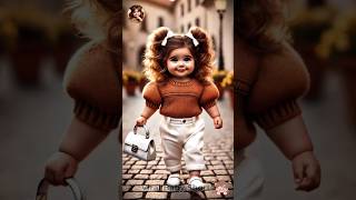 Adorable Baby Fashion Show 🥰 #cute #baby #babyfashion #ai #aifashionshow