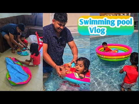 തനു Swimming പഠിക്കാൻ നോക്കിയപ്പോൾ /Swimming pool/Swimming /Thanu/Thanusree