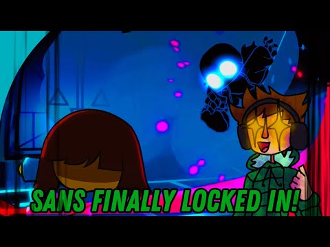 My Goat Finally Locked In! FRISK VS NIGHTMARE SANS (INDIE-CROSS/WHAT-IF REACTION)