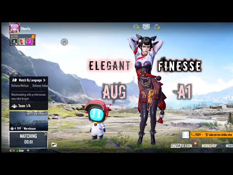 AUG + Elegant Finesse | pubg mobile [4k]