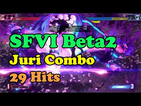 SFVI Beta 2 Juri Combo 29 Hits