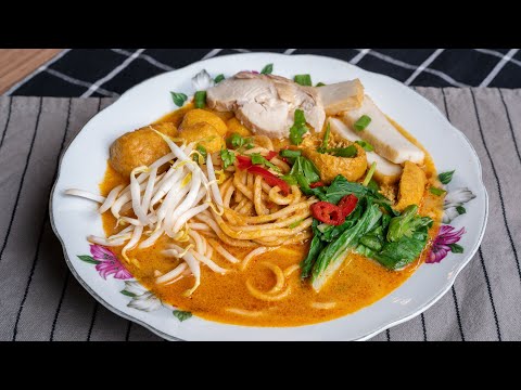 Mee Kari Ipoh MUDAH & SEDAP! Tak Perlu Rempah Banyak!