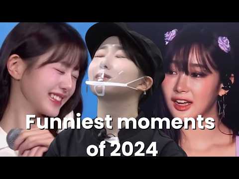 FUNNIEST kpop moments of 2024