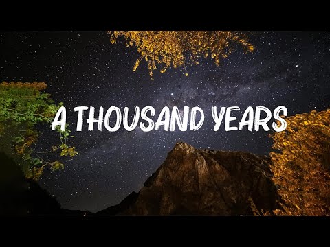 Christina Perri - A Thousand Years (Lyrics) 🍀Lyrics Video