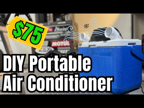 I Made a Portable Air Conditioner - DIY Swamp Cooler