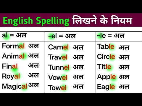 Learn ENGLISH SPELLING Rules | अंग्रेजी पढ़ना कैसे सीखे|Zero से English सीखे | English padhna kaise