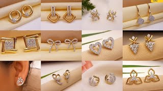 Gold Stud Earrings Design for Daily use ||Gold Stud Earrings 2025 ||Gold studs design🫰❤️