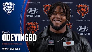 Dayo Odeyingbo: 'We have an opportunity to do something special' | Press Conference | Chicago Bears