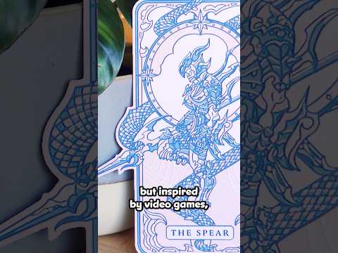 3D Printed Video Game Tarot Card | Dragoon from Final Fantasy! #3dprinting #finalfantasy