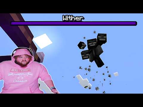 Fighting The Wither (Minecraft Hardcore Challenge)