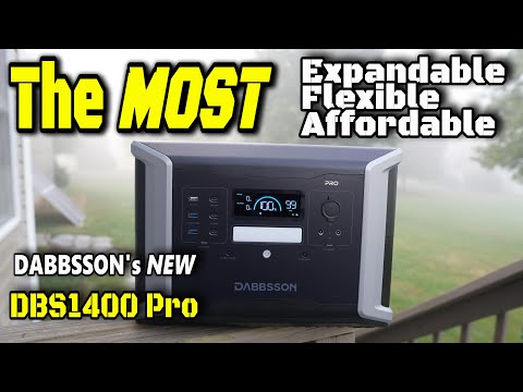 A Mid-Range Power Station that can DO IT ALL (affordably)?! Dabbsson DBS1400 Pro