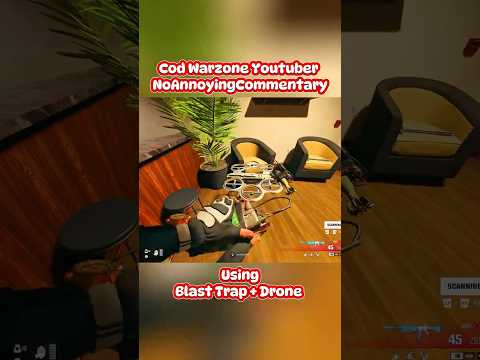 Cod Warzone YouTuber NoAnnoyingCommentary using Blast Trap Drone🔥 #warzone #callofduty #gameplay