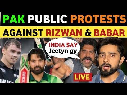 AFTER NEWZELAND BEATS PAKISTAN, RIZWAN & BABAR CRYING, PAKISTANI PUBLIC REACTION, REAL TV LATEST