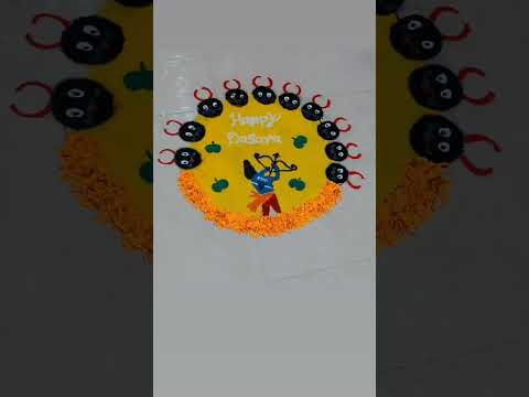 Simple and Easy Rangoli || DASARA Rangoli || Dasara Special Rangoli ||Dussehra Rangoli |दसरा रांगोळी