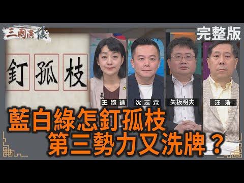 藍白綠怎釘孤枝｜第三勢力又洗牌？｜#王婉諭 #沈志霖 #矢板明夫 #汪浩｜@華視三國演議｜20250111