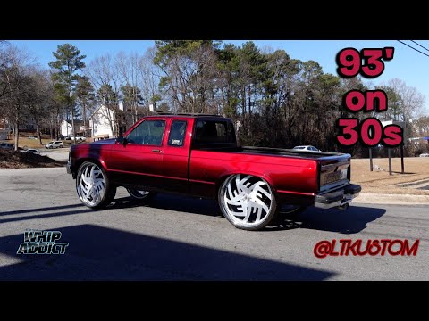 Kandy 93' Chevy S10 Pickup Truck Tuckin Rucci 30s! LTKustom