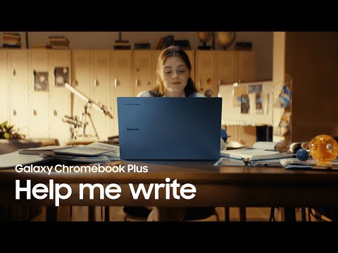 Galaxy Chromebook Plus - Help me write