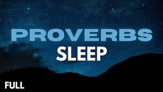 Full Book of Proverbs for Sleep with Gentle Wave Sounds | Peaceful Bible Reading & Relaxation