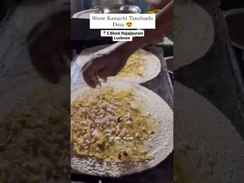 Old Couple Making Dosa🤤|Lucknow #dosa #shorts #streetfood