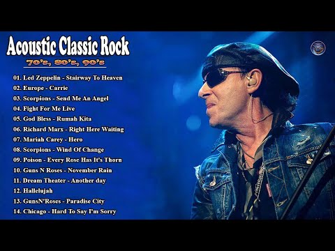 Acoustic Classic Rock | Aerosmith, Bon Jovi, U2, Scorpions,.. Led Zeppelin - Stairway To Heaven