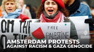 Amsterdam protests: Thousands rally against racism, discrimination, and Gaza genocide