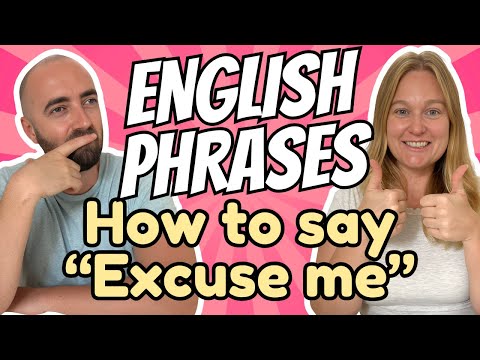 How to Say "Excuse Me" in High Level English - Everyday English Vocabulary US UK