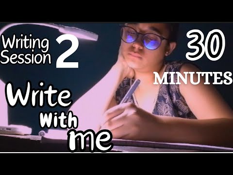 Write With Me | Writing session for 30 minutes #writewithme #authortube #videoyoutube #nanowrimo2024