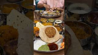 Gujarati Thali #gujjufood #traditionalfood #hugujarati #viralvideo