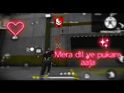 Mera dil ye pukare Aaja | free fire status | free fire song | free fire  🔥 | nkzg | must watch this