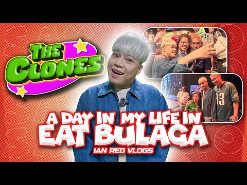 A DAY IN MY LIFE IN EAT BULAGA! | Ian Red Vlogs